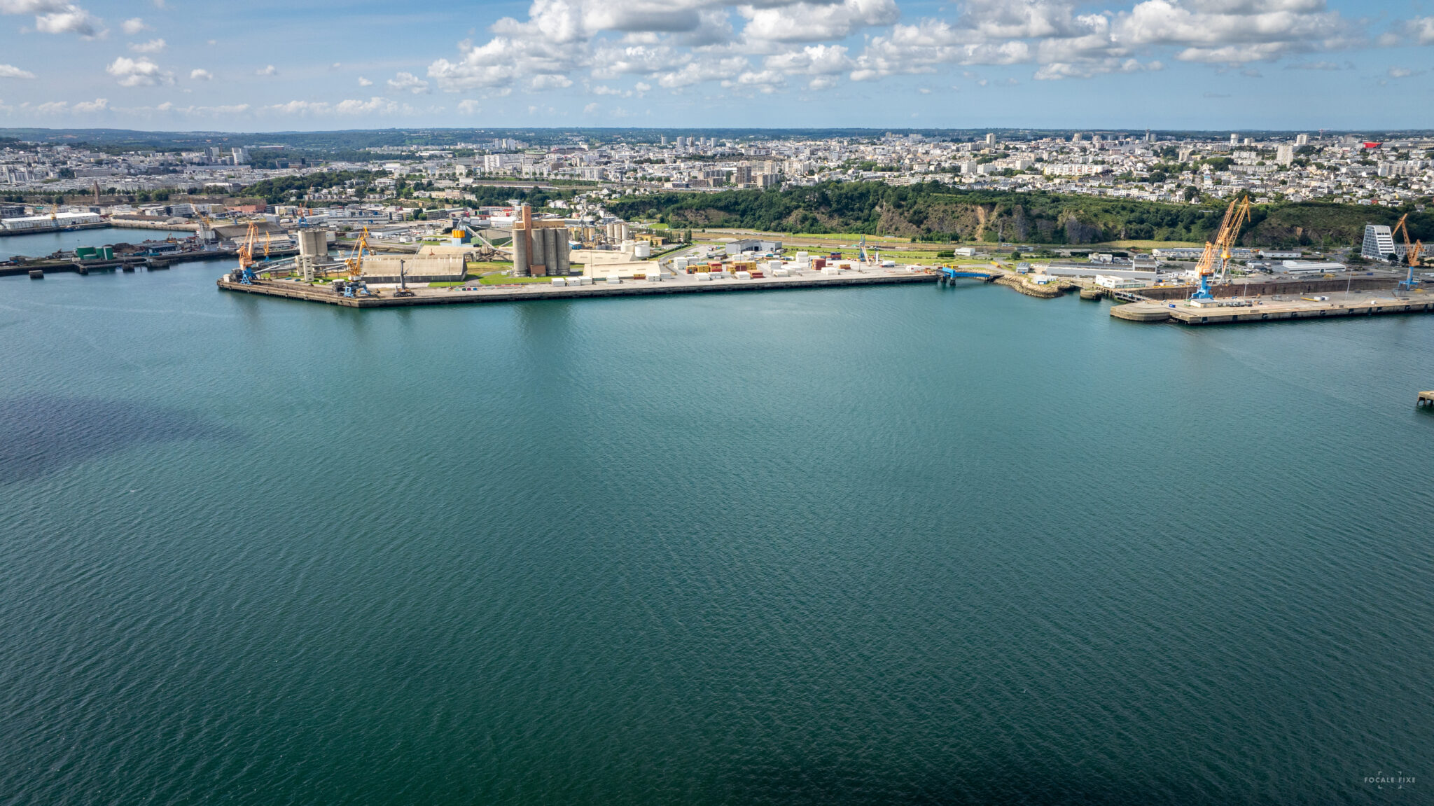 Vue générale du port