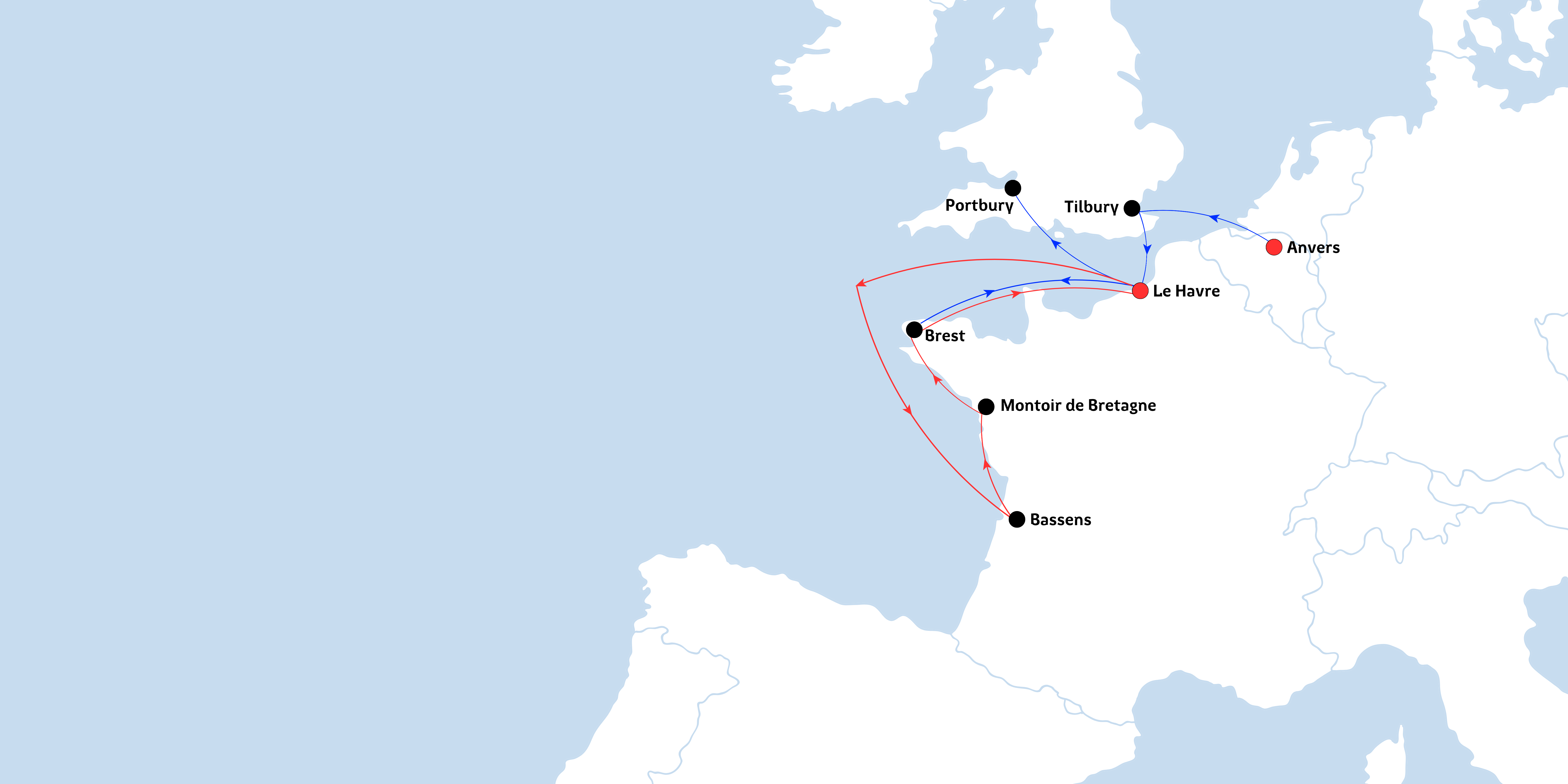 Carte activités commerciales